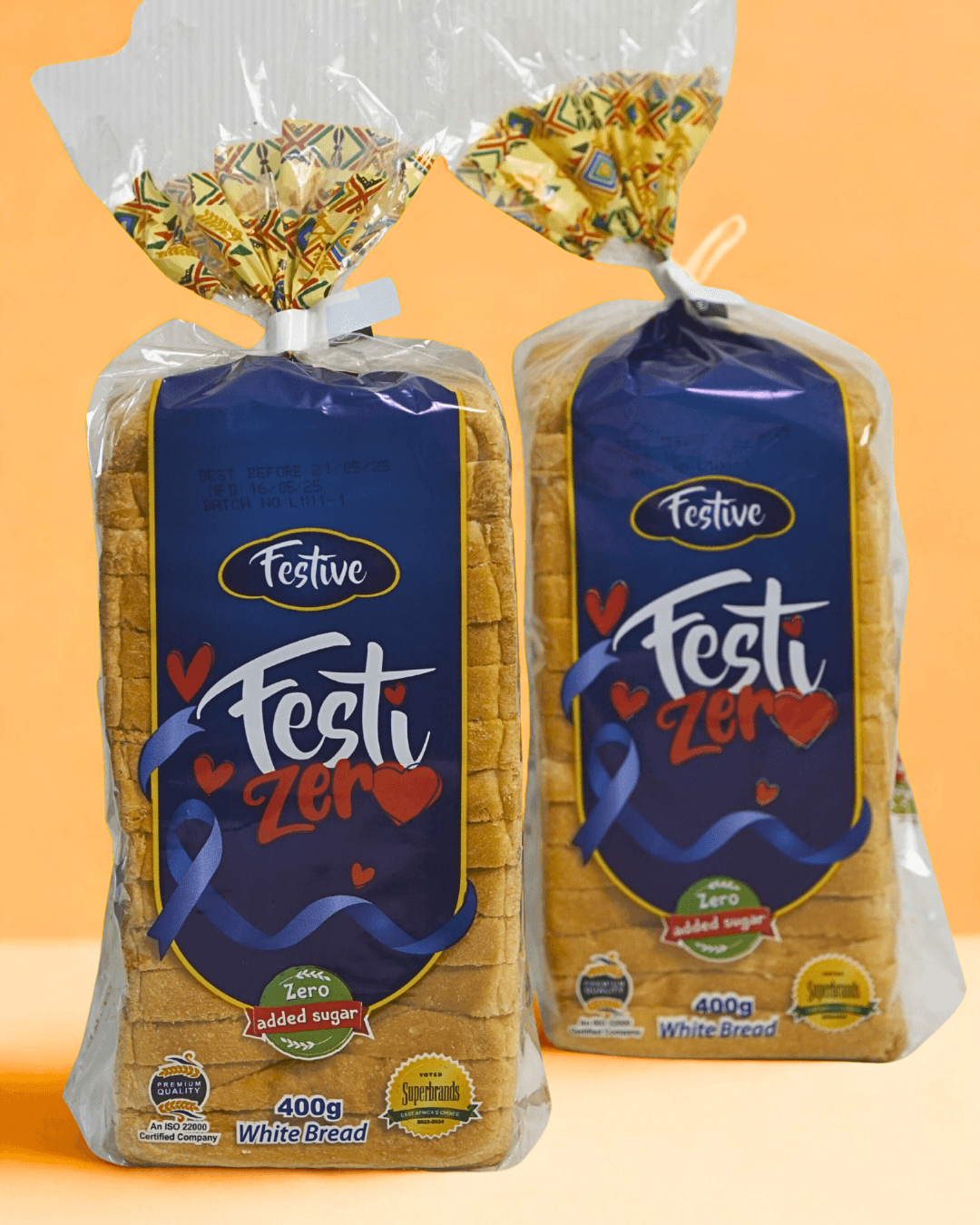FestiZero white bread - the region's first zero sugar added bread